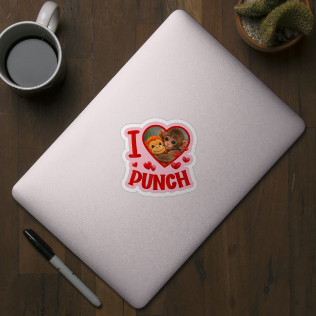 Cute Baby Monkey Hugging Teddy Bear – Adorable Jungle Animal Art | Punch Monkey Inspired Design by dtr_art